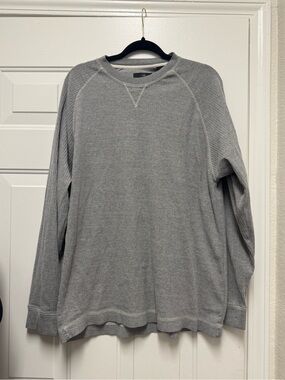 RedHead Gray Thermal Waffle Top 0121